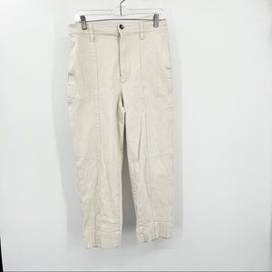 Madewell Tie-Waist Tapered Pants 30